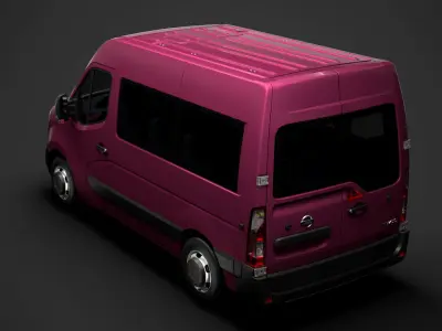 Nissan NV 400 L1H2 WindowVan 2020 3D model