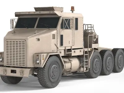 5 Military Vehicles Collection v22 Low-poly 3D model