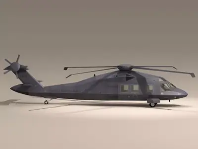 MH60 Stealth Blackhawk 3D model