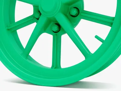 ET Gasser Wheel Low-poly 3D model