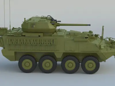Stryker Dragoon M1296 3D model