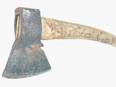 Axe Historical Low-poly 3D model