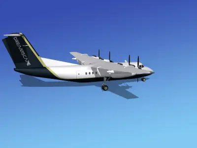 Dehavilland DHC-7 Dreamscape 3D model