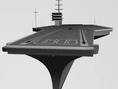 Generic US Aircraft Carrier 3D model