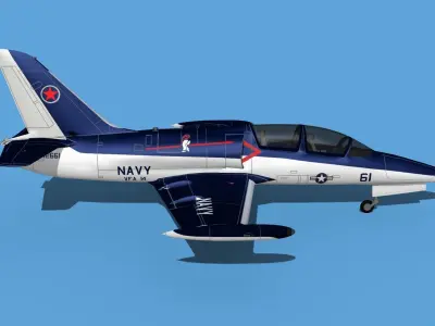 Aero Vodochody L-39C Albatross V19 3D model