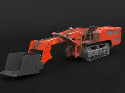 Minning Machines Collecion 3D model