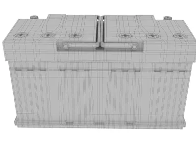 Car Battery 3D model