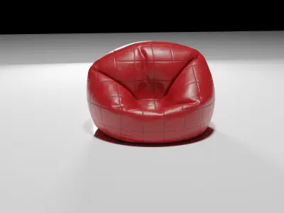 Bean Bag Free low-poly 3D model