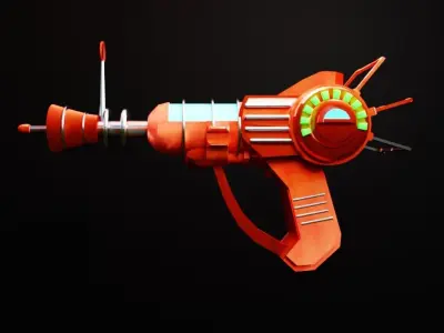RayGun - Call Of Duty Zombies Low-poly 3D model