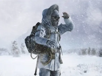 Snow Survivor Low-poly 3D model