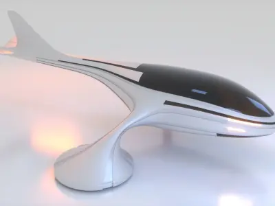 Futuristic Drone C 1 3D model