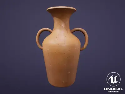 Stylized Jug Free low-poly 3D model