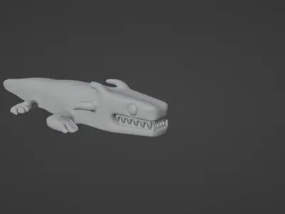 Lizard 3D Print Ready 3D model
