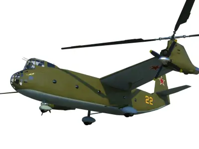 Kamov Ka-22 3D model