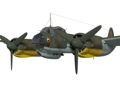 Junkers Ju 88 A-4 3D model