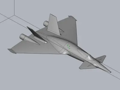 Printable High Speed Drone RC Body 3D print model