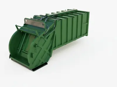Garbage container 3D model