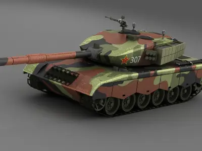 ZTZ96 Type96 Type85 MBT 96Tank NORINCO 3D model
