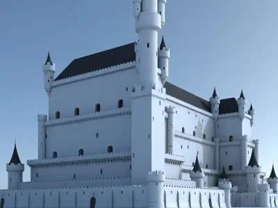 Fantasy Castle 004 3D model