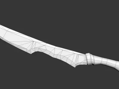 Sword Low-poly 3D model