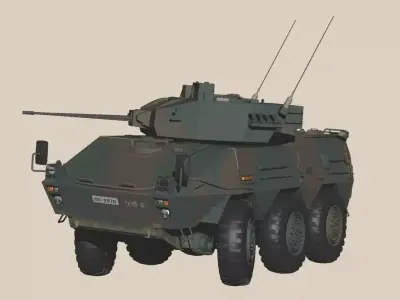 Japan Ground Self-Defense Force Type87 ARV 3D model