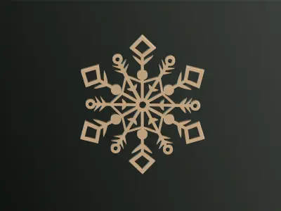 Snowflakes Classic-Birth-DC Free 3D print model