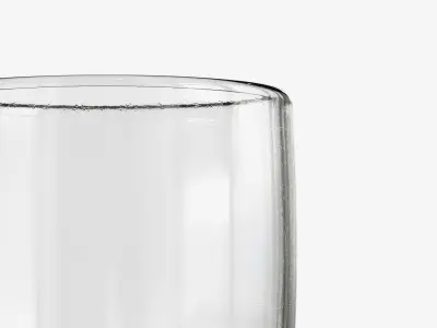 Empty Glass 001 Free low-poly 3D model