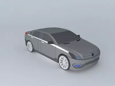 Presidential Car NEG Free 3D model