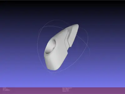 Evangelion Shinji Hairclip 3D print model