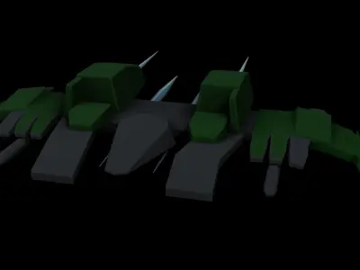 Goblin Glider 3D model