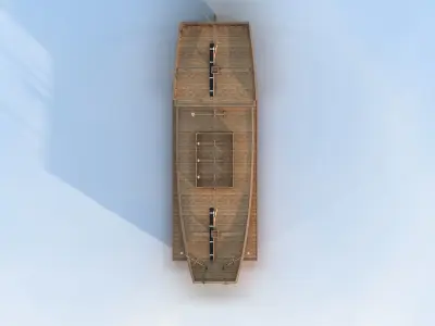 Warships of the Southern Song Dynasty 3D model