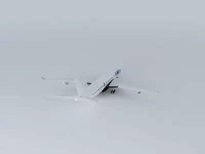 HiFly Airlines Airbus A340 300 Free 3D model