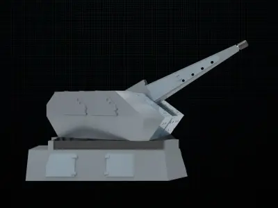 Rheinmetall Oerlikon Millennium Gun 3D model