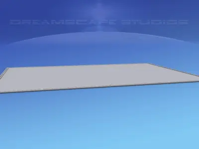 A2N Air Cargo Strap Pallet Low-poly 3D model