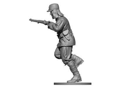 Japan soldier ww2 3D print model