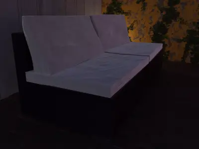 Outdoor Patio Sofa Free 3D model