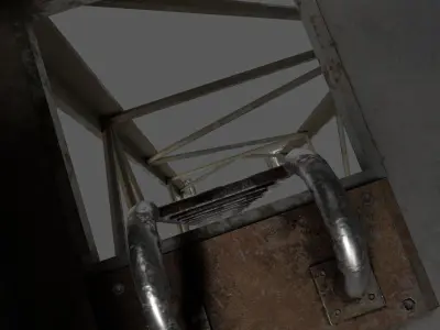 Military Watchtower Pack Low-poly 3D model