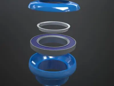 Bicycle Headset 3D model