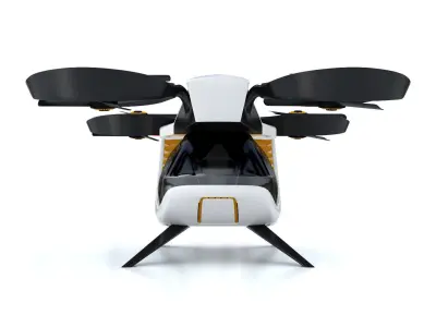 Passegent drone 3D model