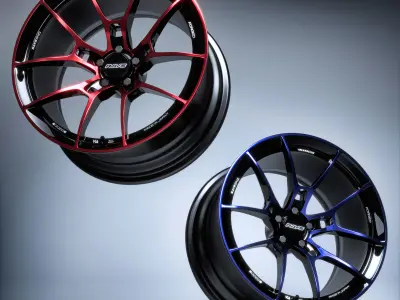 RAYS VOLK RACING G025 Low-poly 3D model