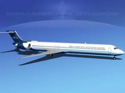 Douglas MD-80 Air Charter Intl 3D model