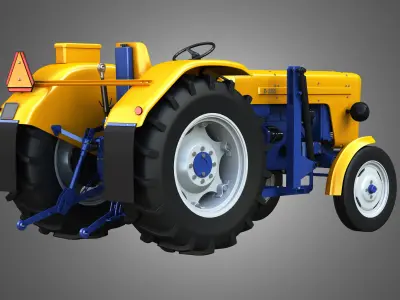 Ursus C-355 Tractor 3D model