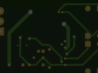 Realistic Printed Circuit Board Free 3D model