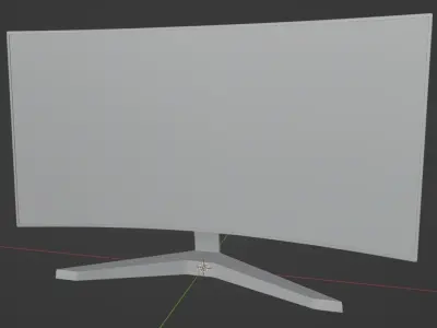 Monitor Free low-poly 3D model