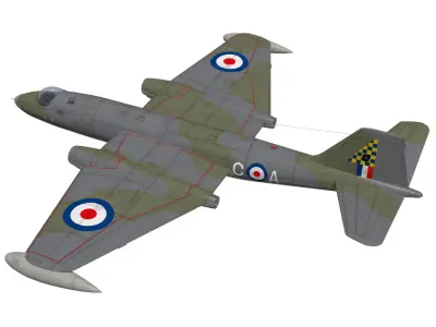 English Electric Canberra B6 3D model