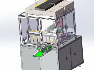 Automatic assembling of touch screen 3D model