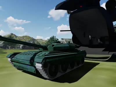 Battle Scene 3D model