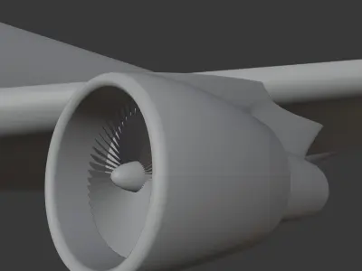Boeing 747 Base Model 3D model