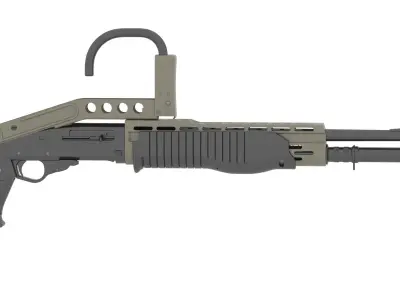  Franchi SPAS-12 3D model