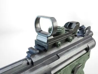 MP5K Tactical Sub-Machinegun Free 3D model